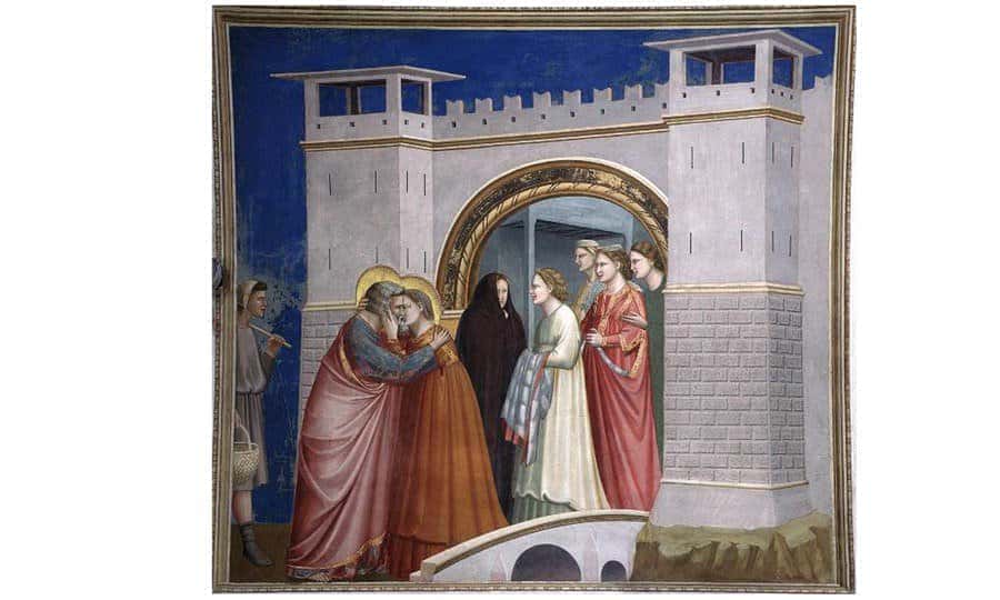 Giotto Chapelle Scrovegni annociation a sainte anne porte doree